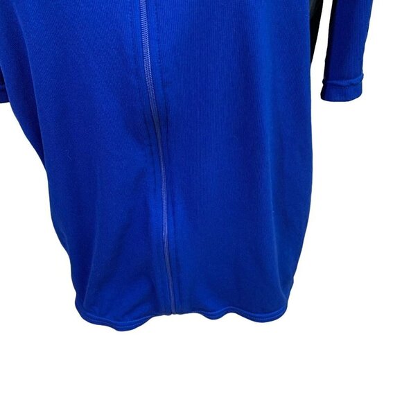 Sugoi Men's L Large Fitted Cycling Jersey Blue Full Zip Water Bottle Pocket Blue - Picture 3 of 8